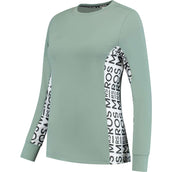 Mrs. Ros Shirt Lavender Fields Mangas Largas Verde