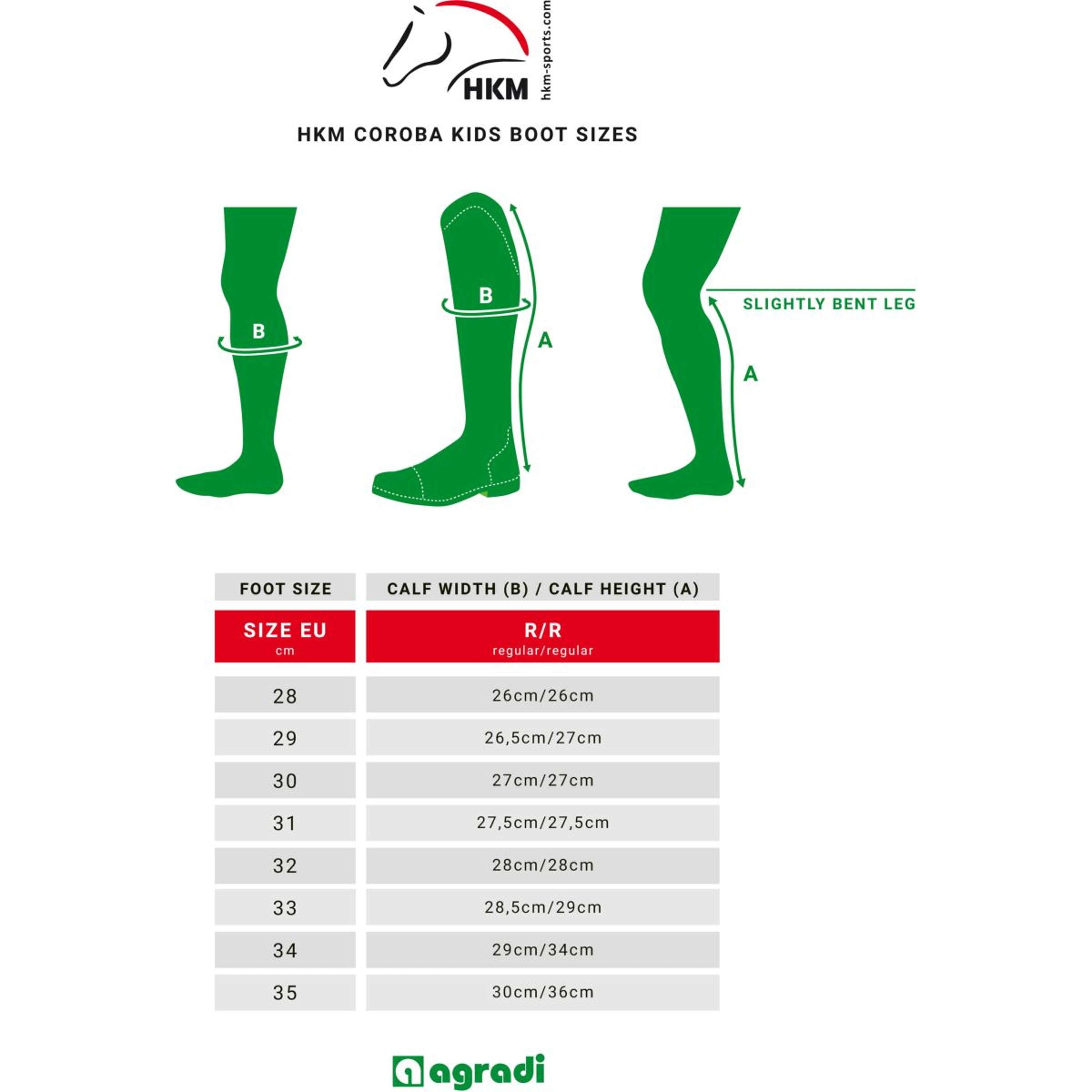 HKM Botas de Equitación Córdoba Kids Negro