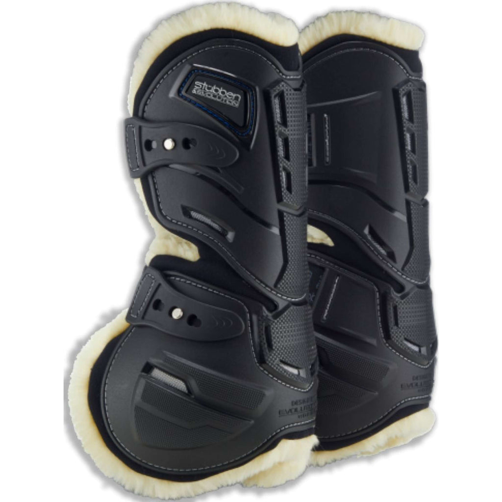 Stübben Protectores de Tendones FreeFlex Hybrid Fleece Negro
