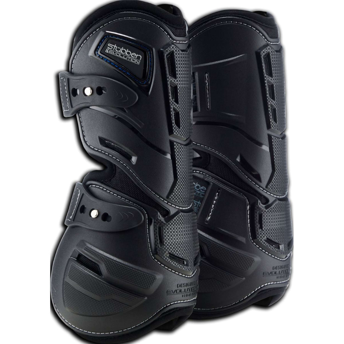 Stübben Protectores de Tendones FreeFlex Hybrid Negro