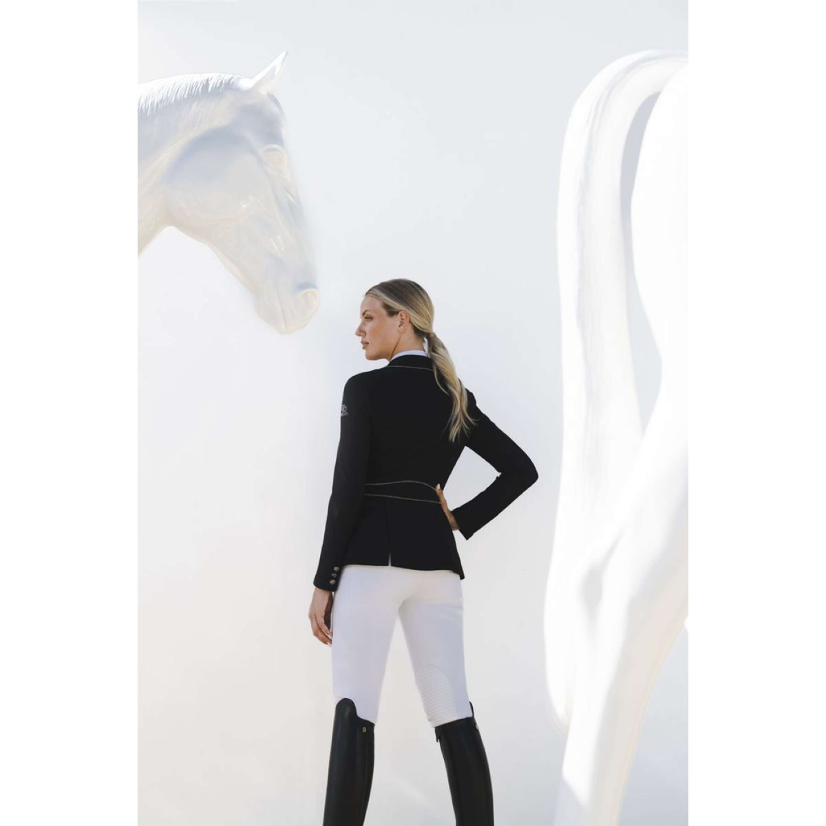 Pikeur Chaqueta de Competición Cecile Negro
