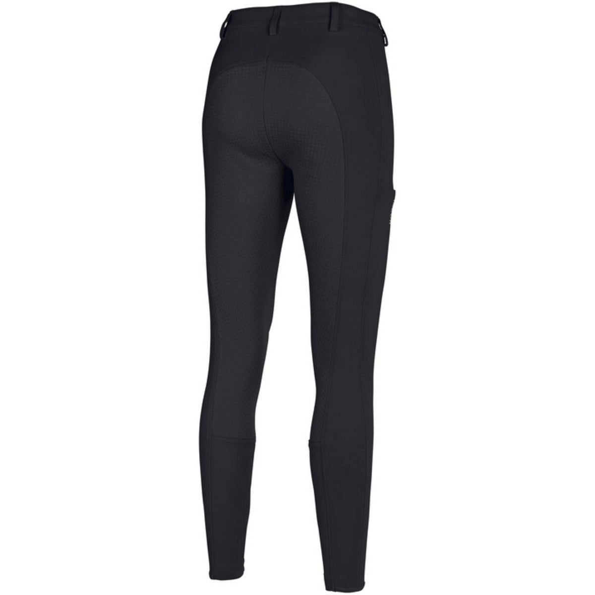 Pikeur Pantalón de Equitación New Lugana Full Grip Negro