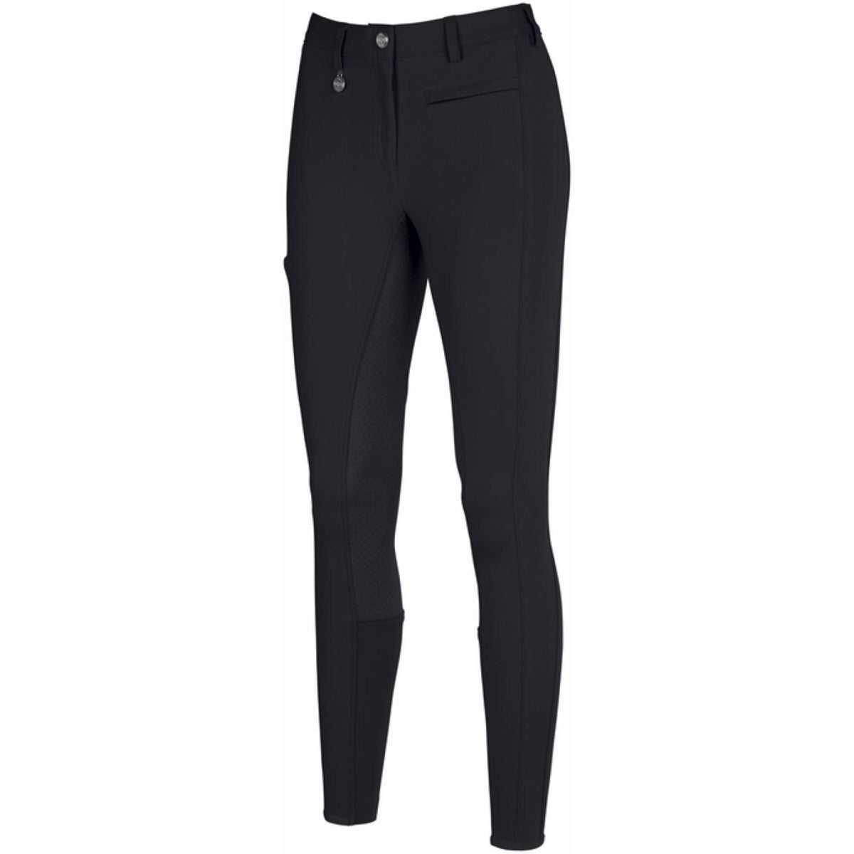 Pikeur Pantalón de Equitación New Lugana Full Grip Negro