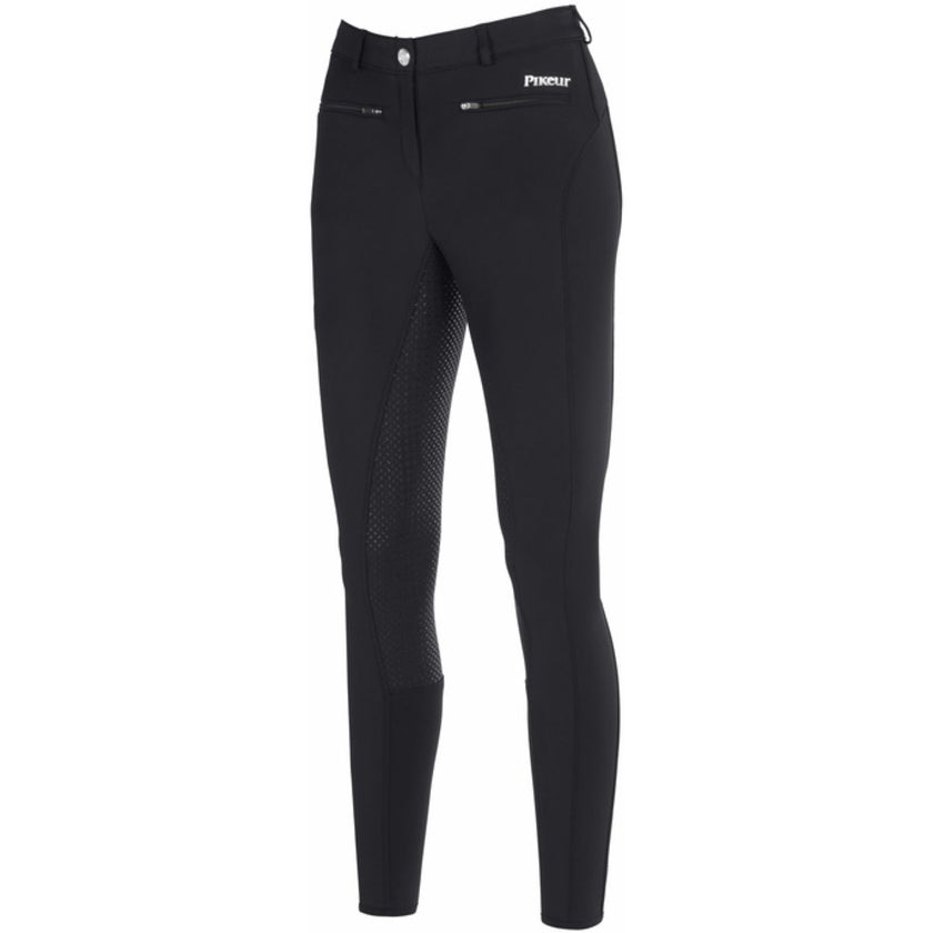 Pikeur Pantalón de Equitación New Tessa Full Grip Negro