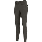 Pikeur Pantalón de Equitación Laure Full Grip Aceituna Negra