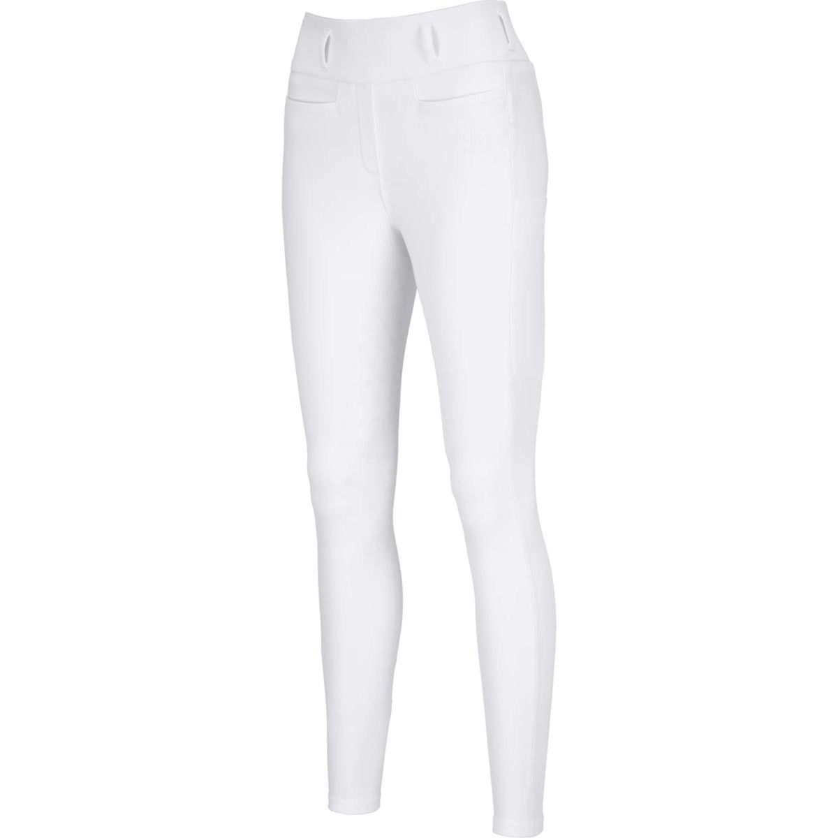 Pikeur Legging de Equitación Linnett Tight SD Full Grip Blanco
