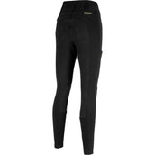 Pikeur Pantalón de Equitación New Candela Full Grip Flex Faux Leather Negro