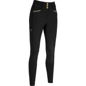 Pikeur Pantalón de Equitación New Candela Full Grip Flex Faux Leather Negro