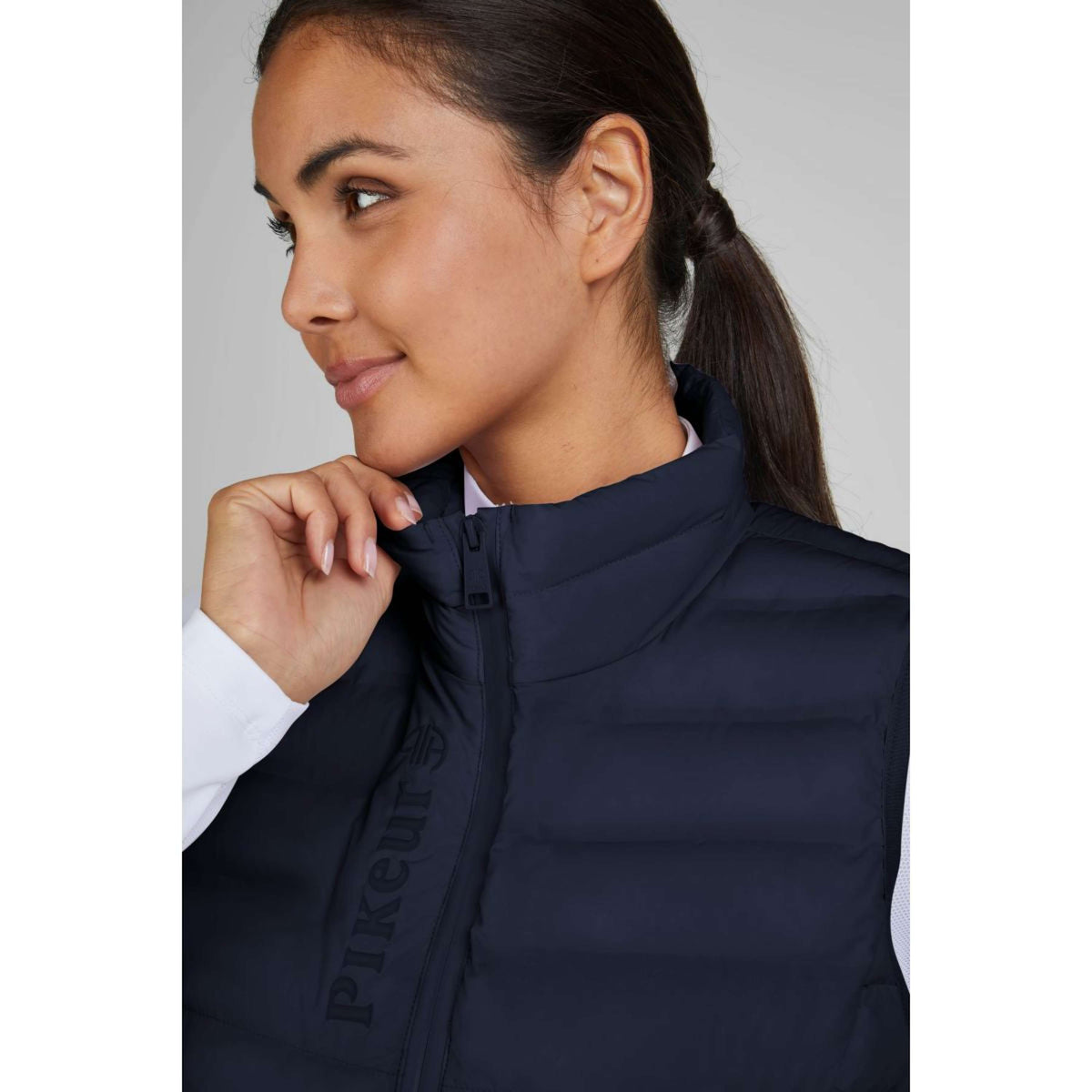 Pikeur Chaleco Athleisure Quilted Navy