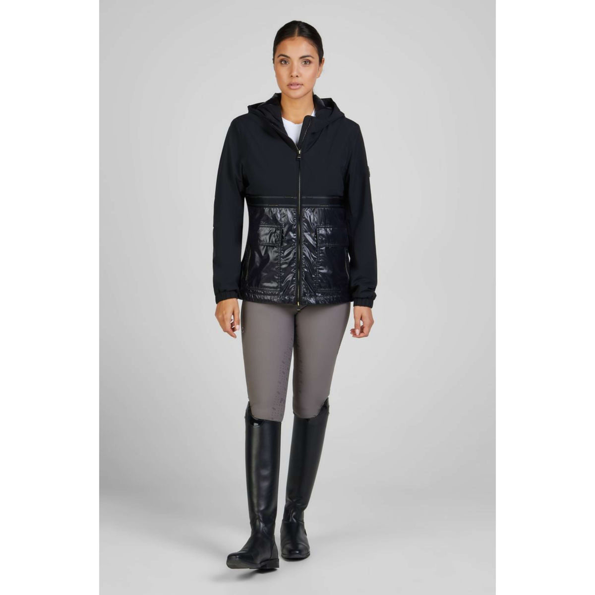 Pikeur Abrigo de lluvia Selection Negro