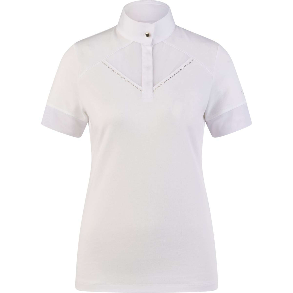 Pikeur Camiseta de Competición Sports Pique Blanco
