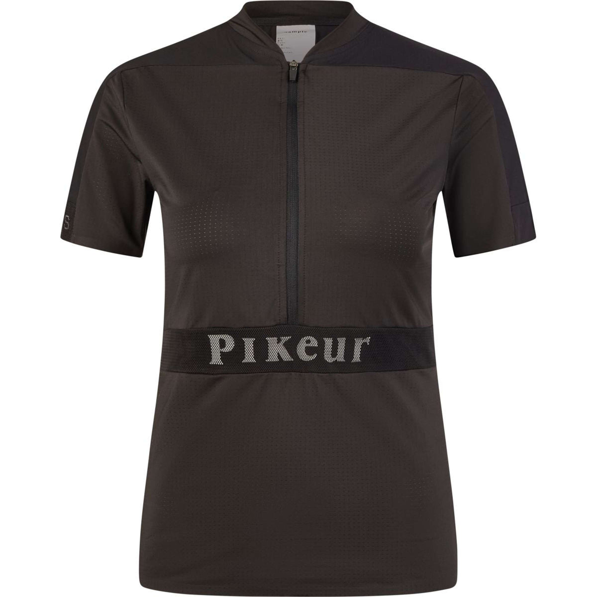 Pikeur Shirt Sports Mesh Zip Negro