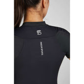 Pikeur Shirt Sports Mesh Zip Negro