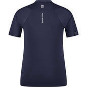 Pikeur Shirt Sports Mesh Zip Nightblue
