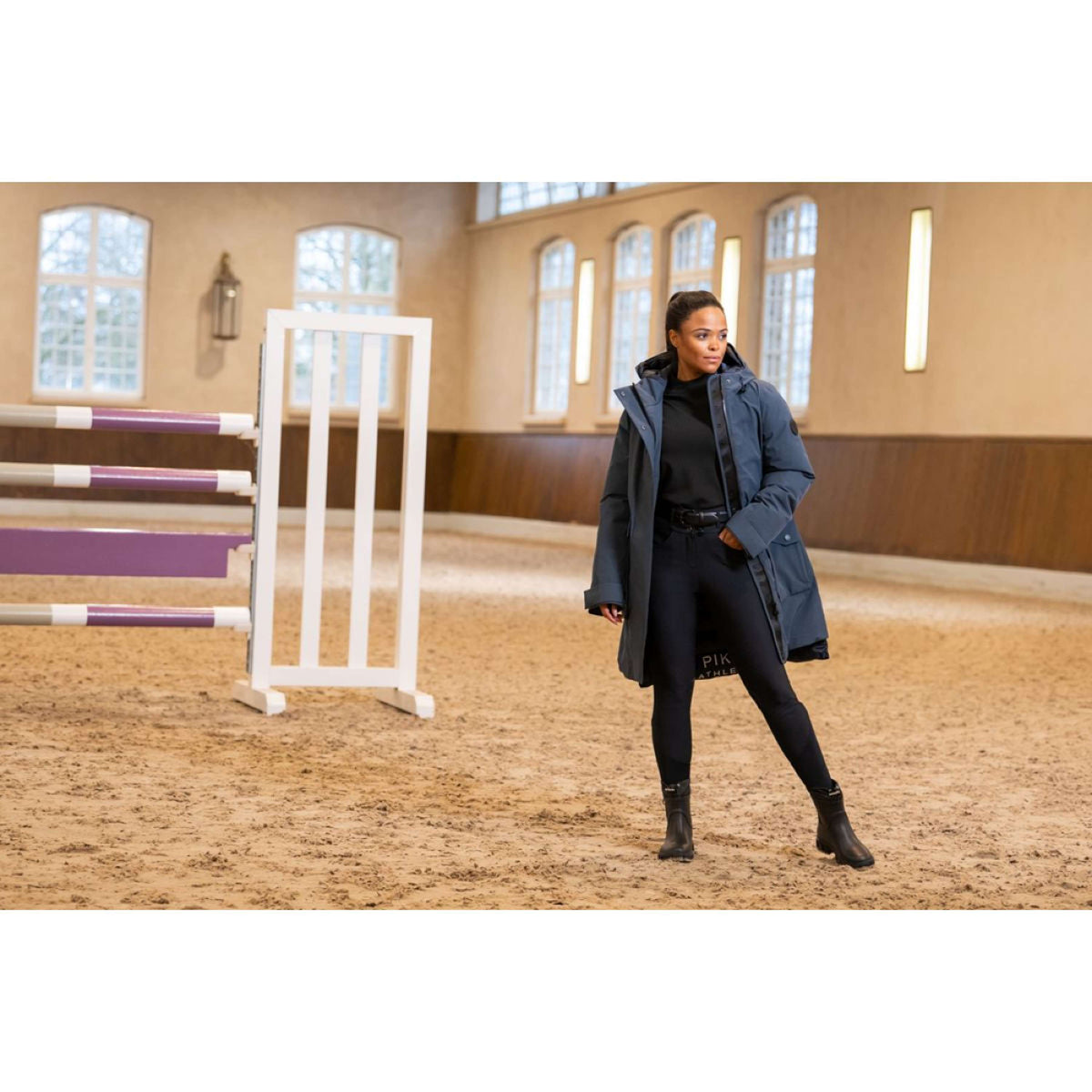 Pikeur Abrigo de lluvia Athleisure AW25 Graphite Blue