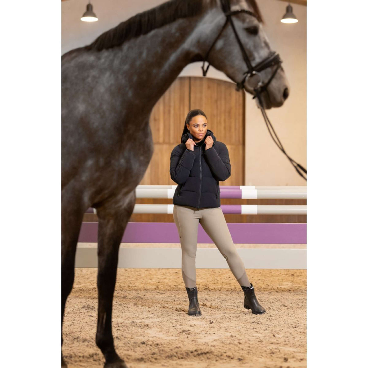 Pikeur Chaqueta Quilted Athleisure AW25 Negro