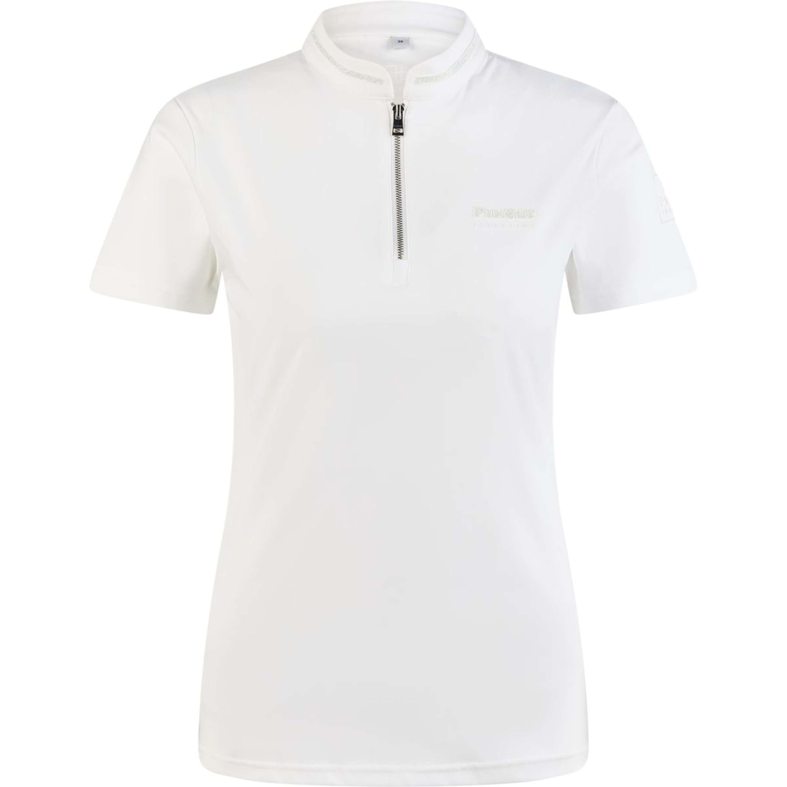 Pikeur T-Shirt Function Zip SS26 Blanco Pikeur T-Shirt Function Zip SS26 Blanco