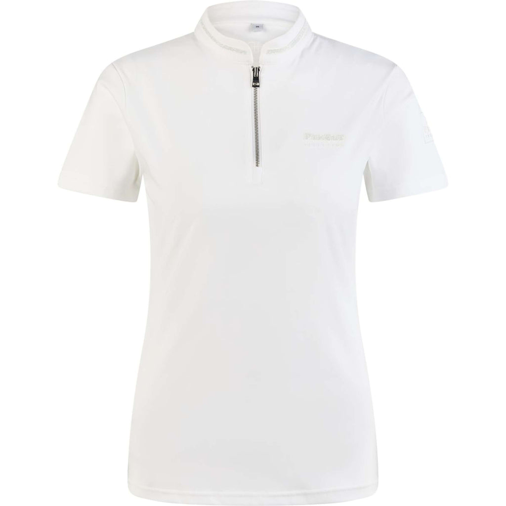 Pikeur Camiseta Function Zip SS26 Blanco