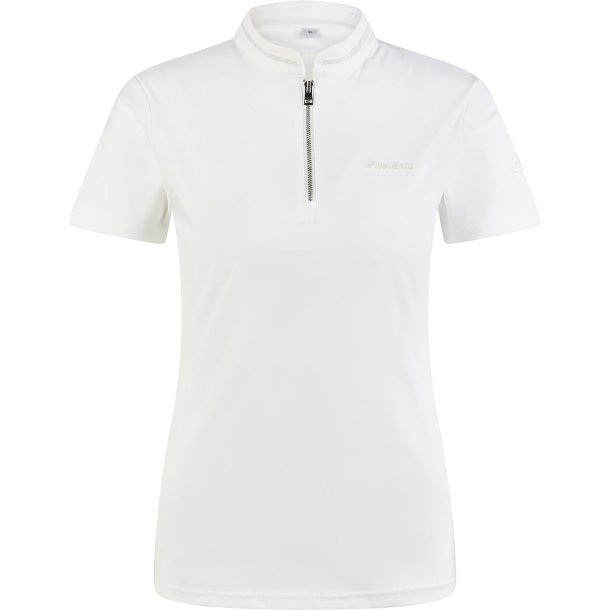 Pikeur T-Shirt Function Zip SS26 Blanco