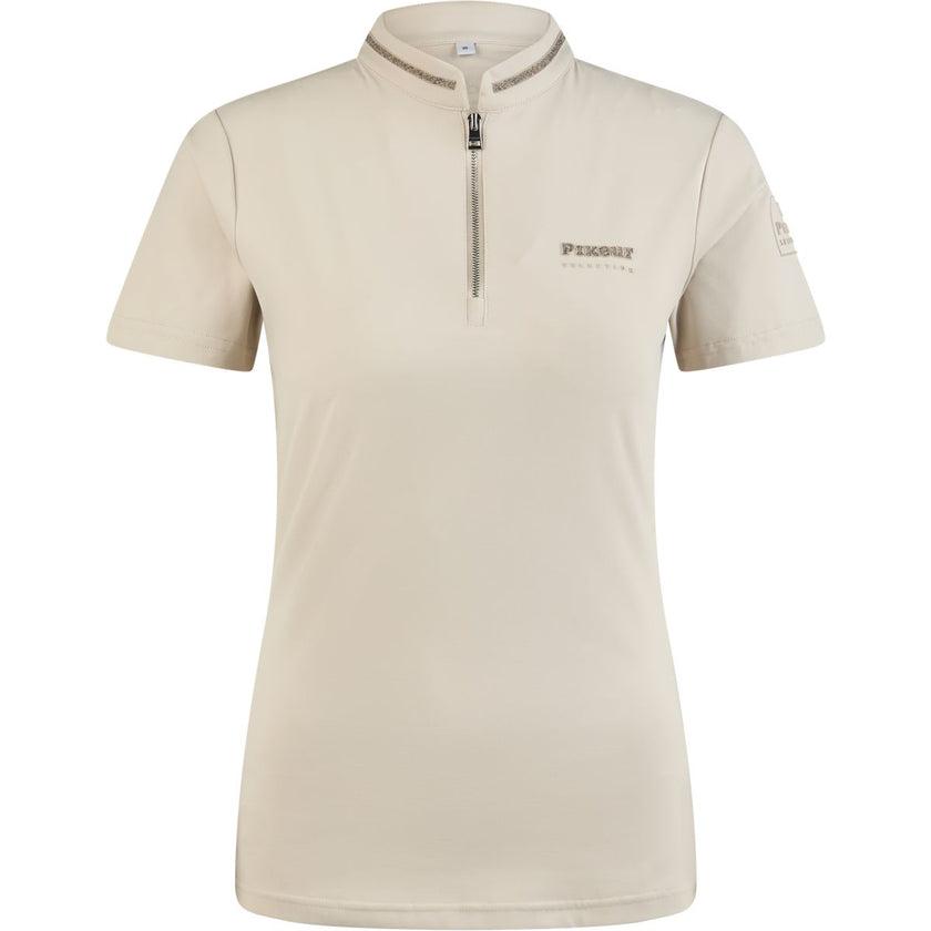 Pikeur T-Shirt Function Zip SS26 Pearl Gray Pikeur T-Shirt Function Zip SS26 Pearl Gray