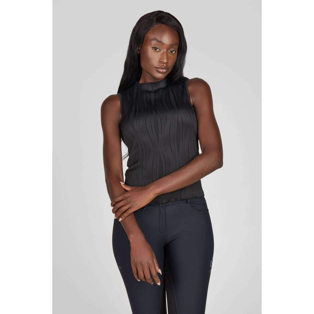 Pikeur Top Selection SS26 Sin Mangas Negro