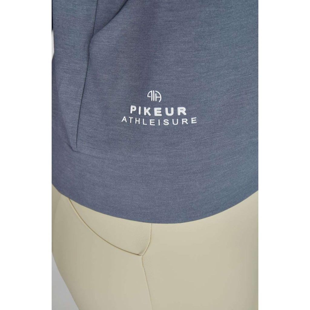 Pikeur Sudadera con capucha y cremallera Athleisure SS26 Ash Blue