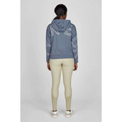 Pikeur Sudadera con capucha y cremallera Athleisure SS26 Ash Blue