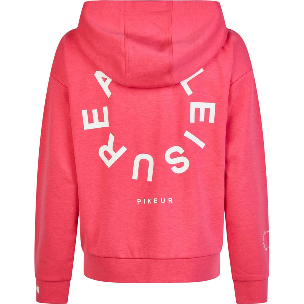 Pikeur Sudadera con capucha y cremallera Athleisure SS26 Rosa frambuesa