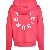 Pikeur Sudadera con capucha y cremallera Athleisure SS26 Rosa frambuesa
