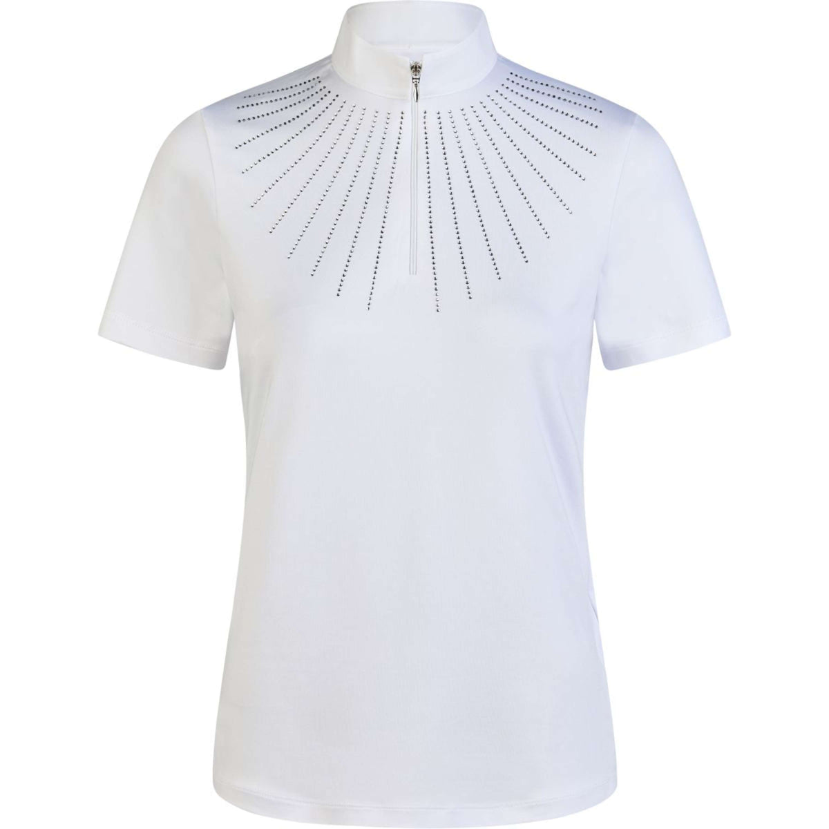 Pikeur Camiseta de Competición Strass SS26 Blanco