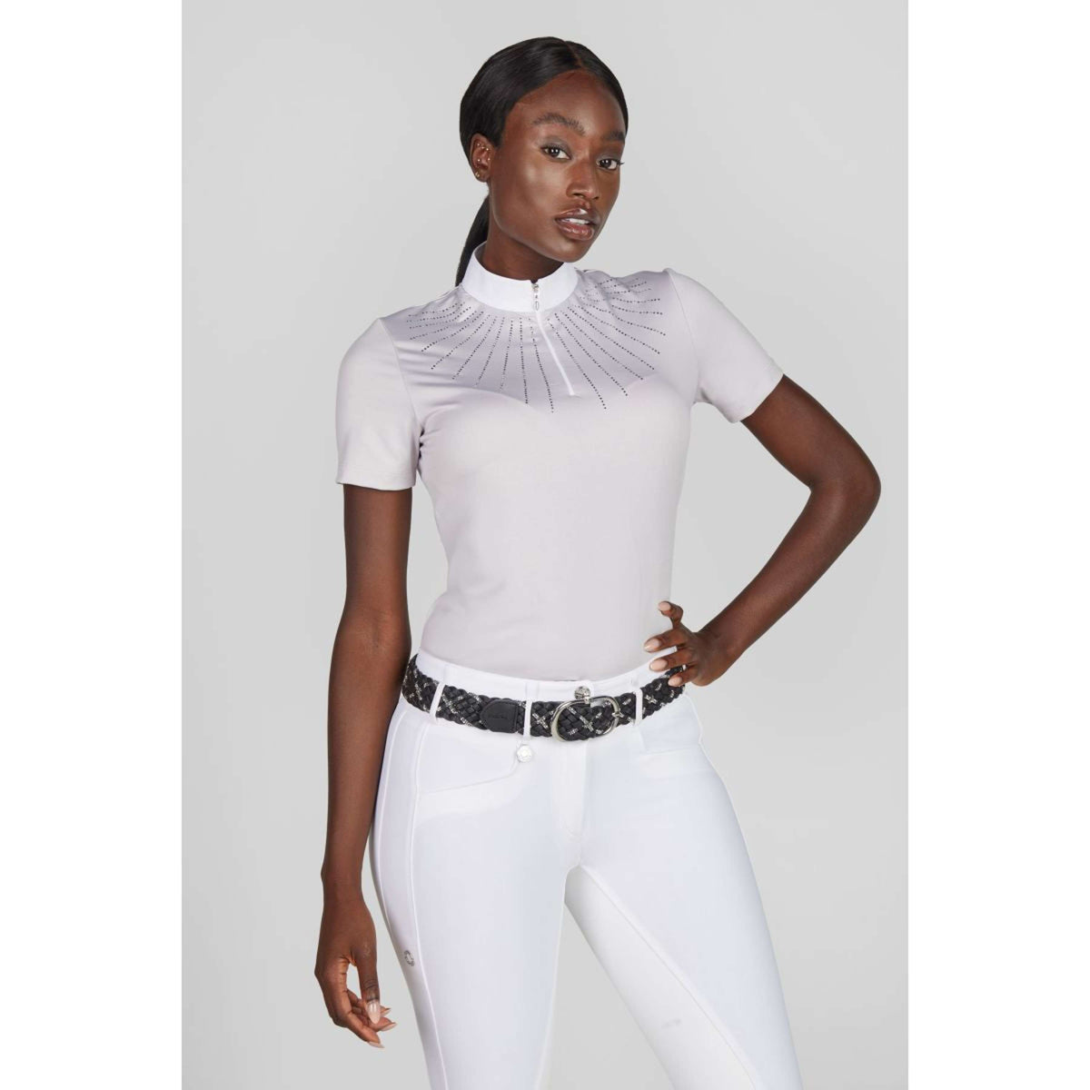 Pikeur Camiseta de Competición Strass SS26 Soft Lilac