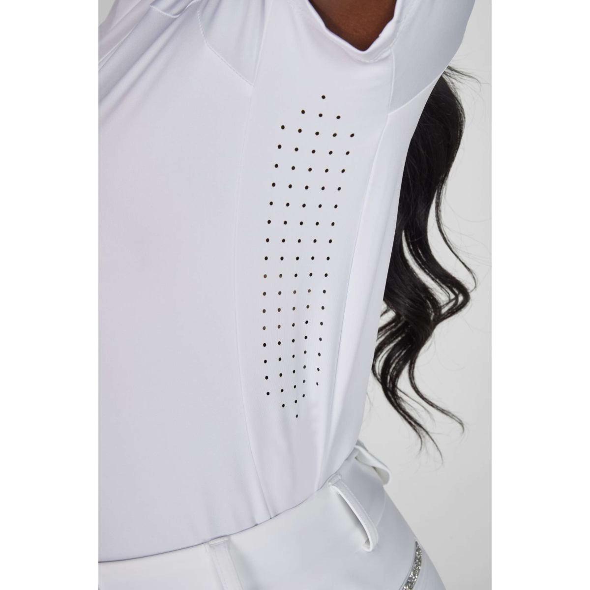 Pikeur Camiseta de Competición SS26 Blanco