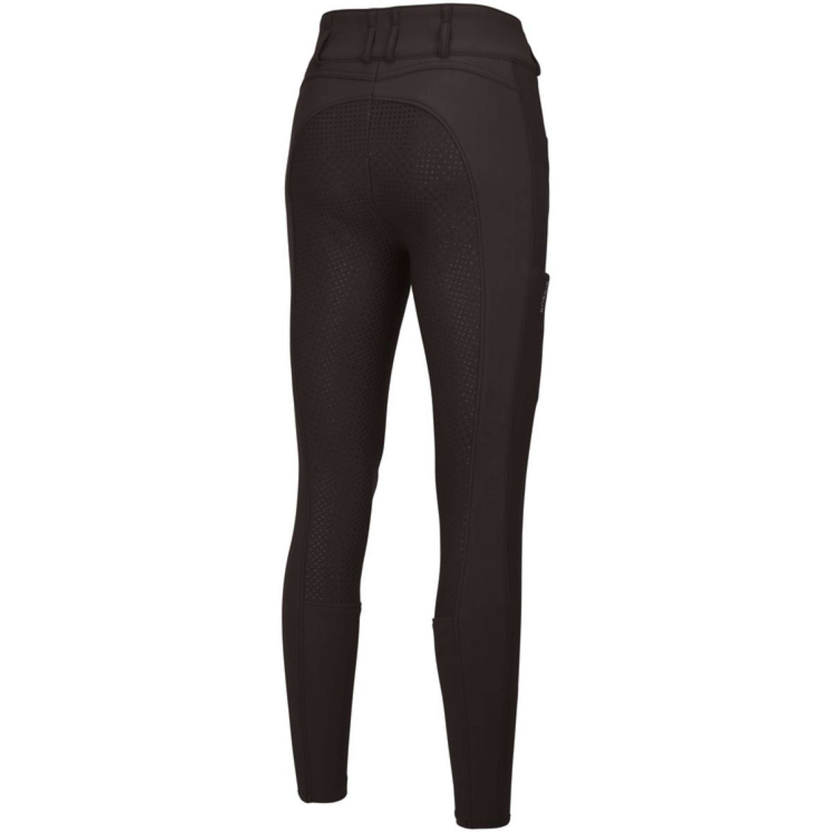 Pikeur Pantalones Highwaist Winter Full Grip Brocade Brown