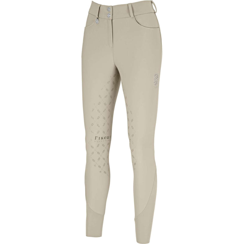 Pikeur Pantalón de Equitación Ceelina SD SS26 Full Grip Pearl Gray