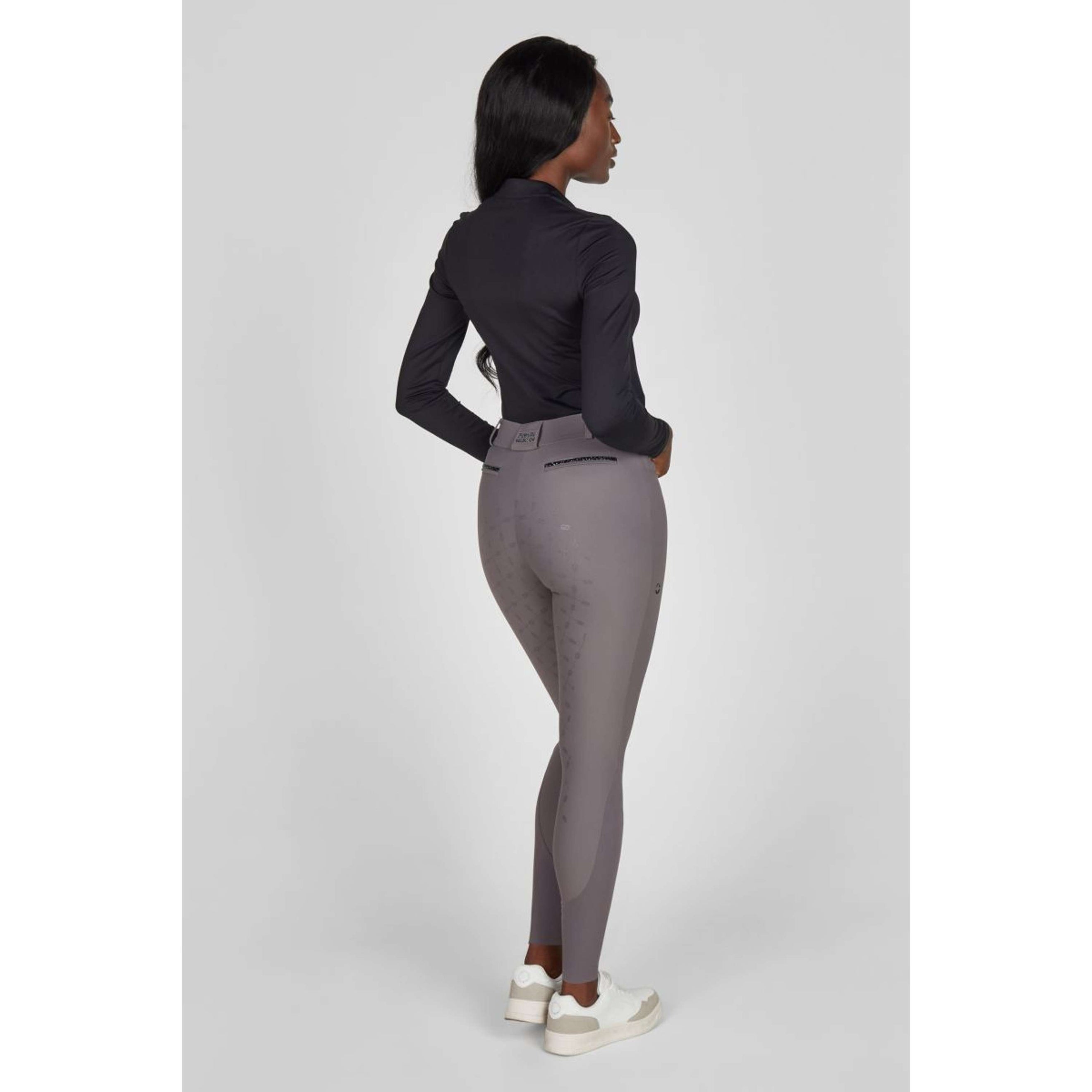 Pikeur Pantalón de Equitación Ceelina SD SS26 Full Grip Ash Plum