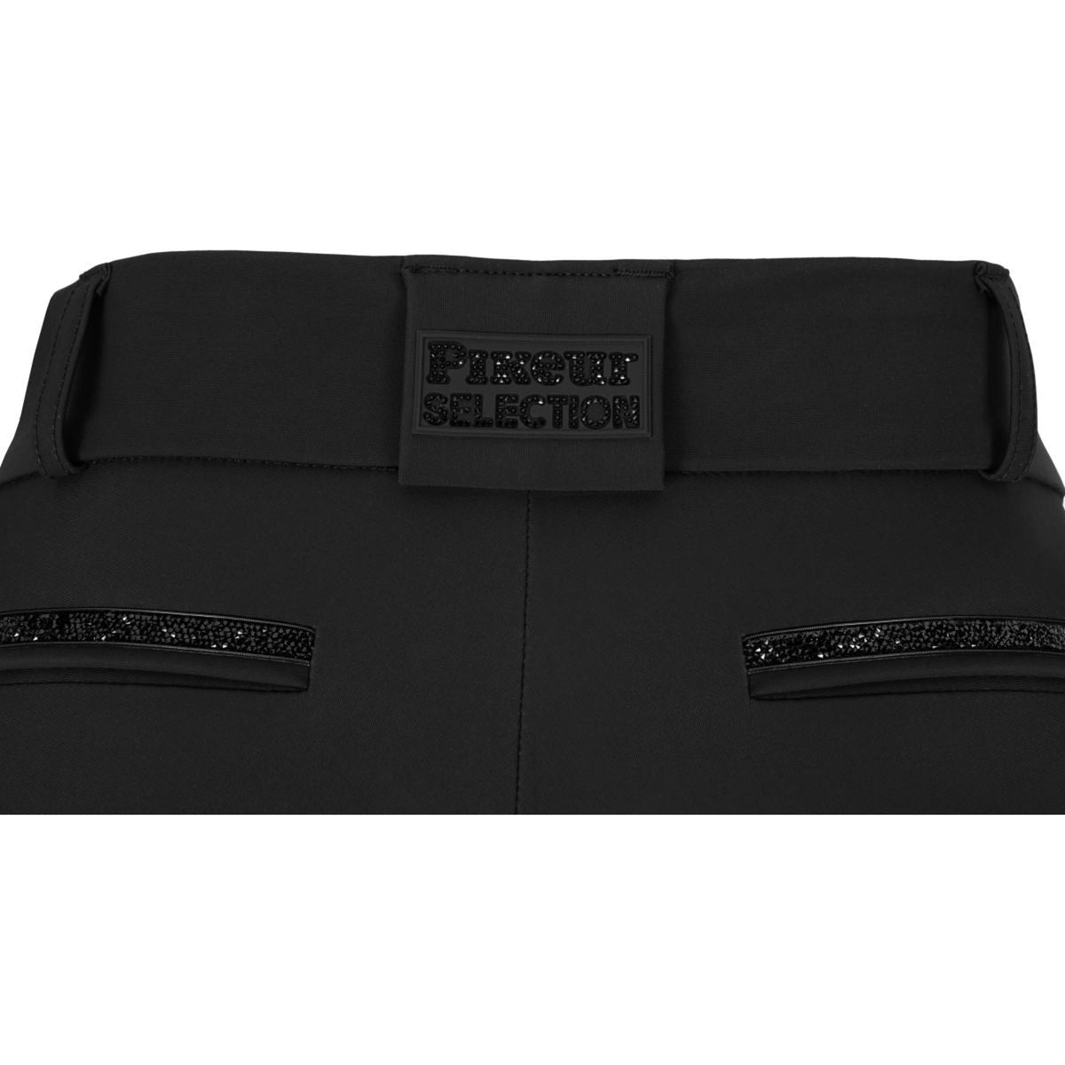 Pikeur Pantalón de Equitación Ceelina Leather Seat SS26 Full Grip Negro