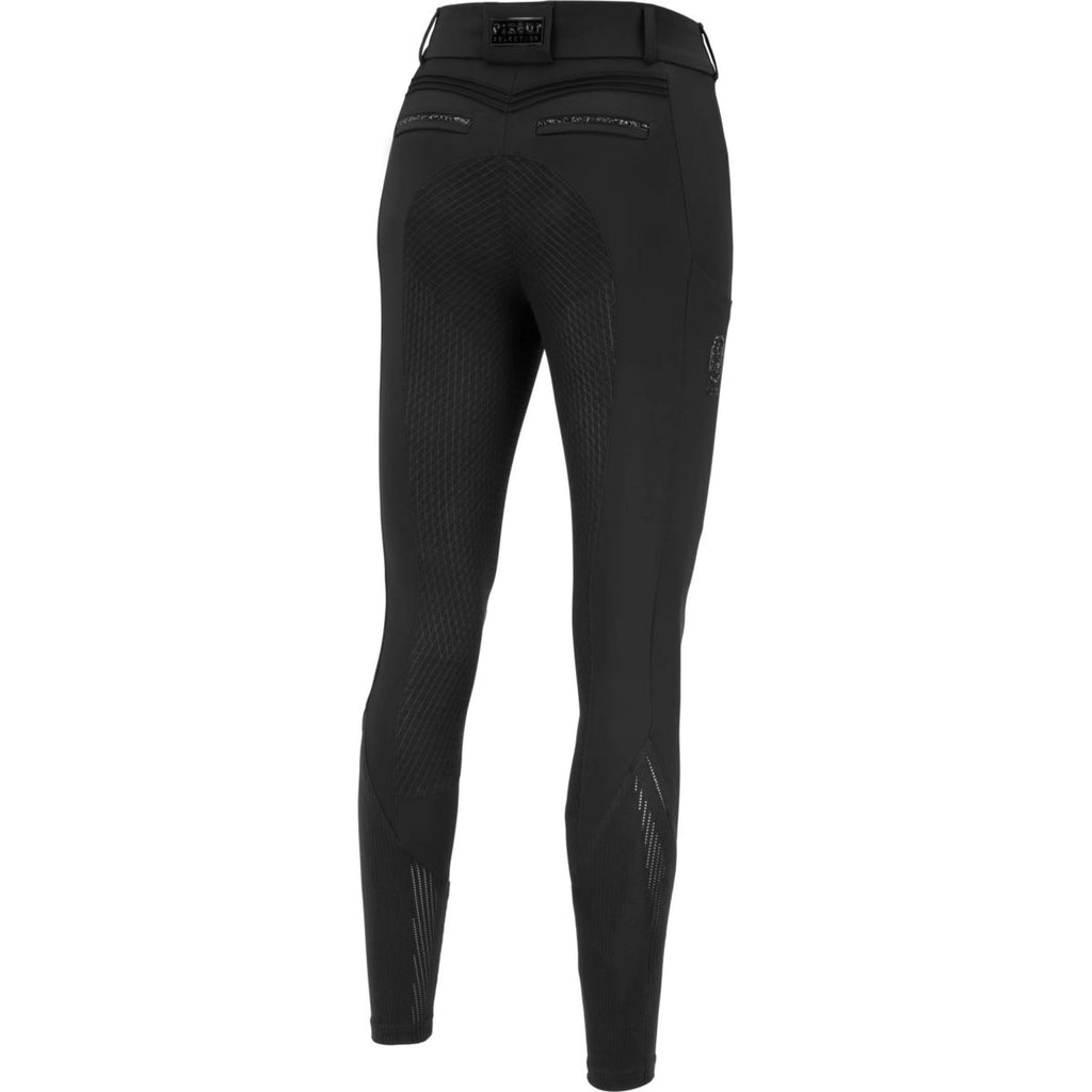 Pikeur Pantalón de Equitación Ceelina GridTexLeather Highwaist Full Grip Negro
