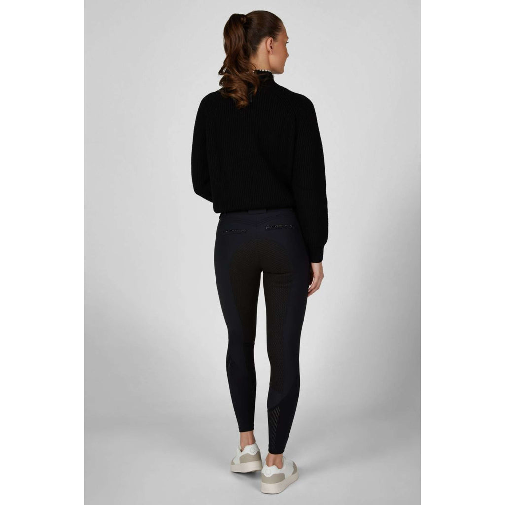Pikeur Pantalón de Equitación Ceelina GridTexLeather Highwaist Full Grip Negro