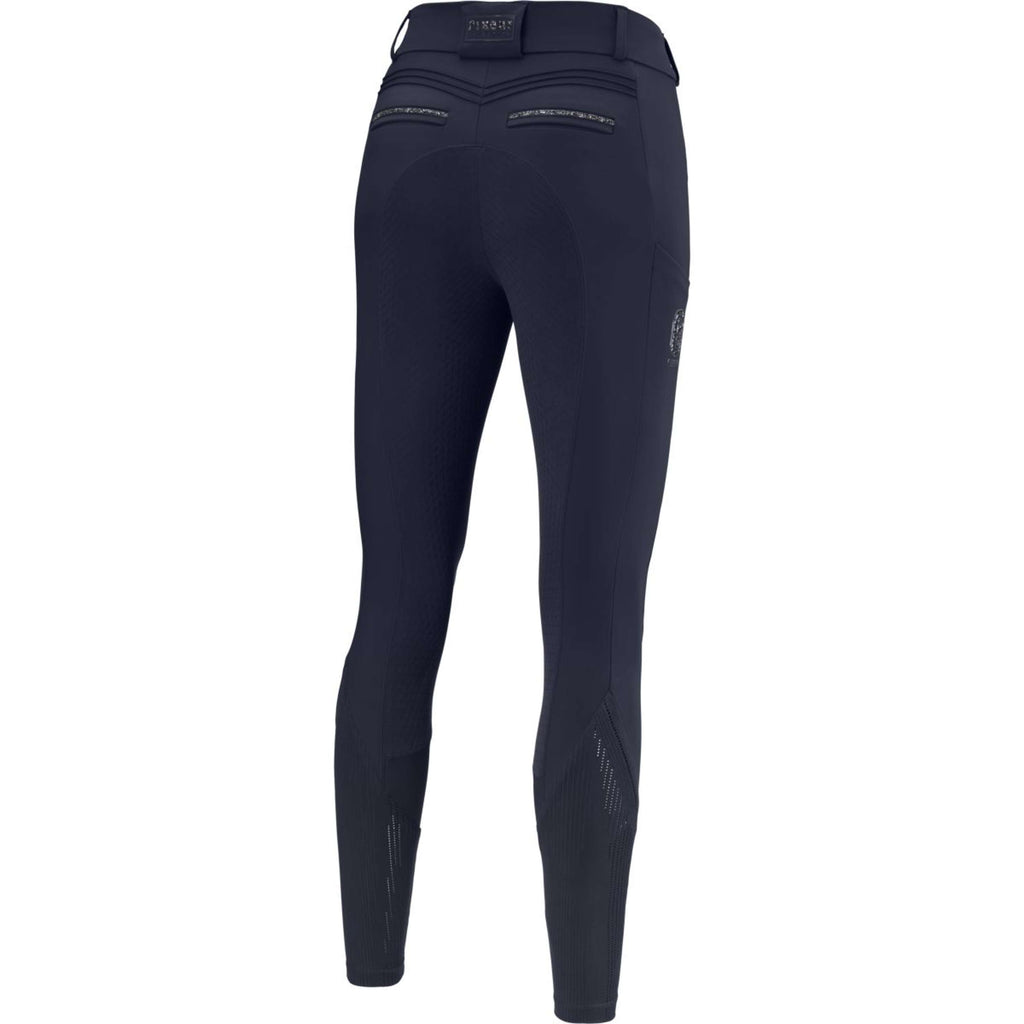 Pikeur Pantalón de Equitación Ceelina GridTexLeather Highwaist Full Grip Nightblue