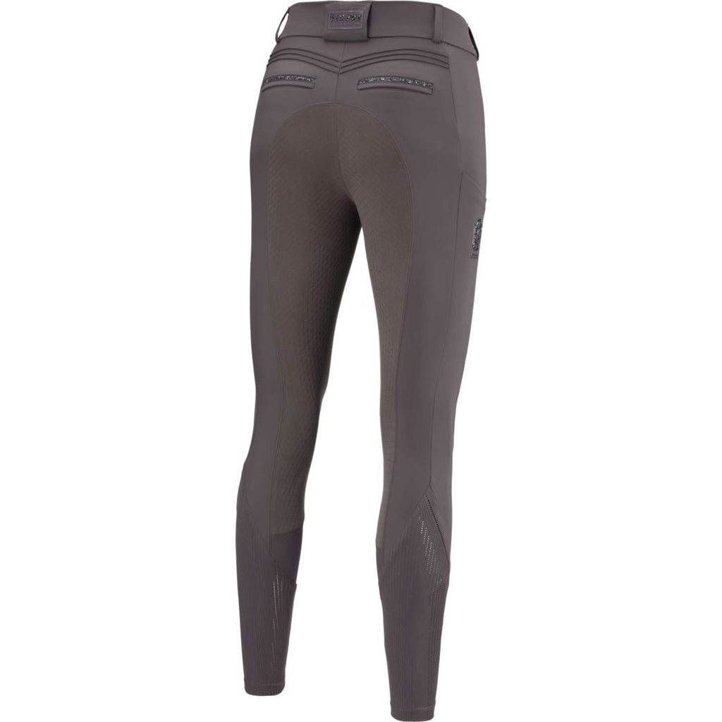 Pikeur Pantalón de Equitación Ceelina GridTexLeather Highwaist Full Grip Basalt Grey