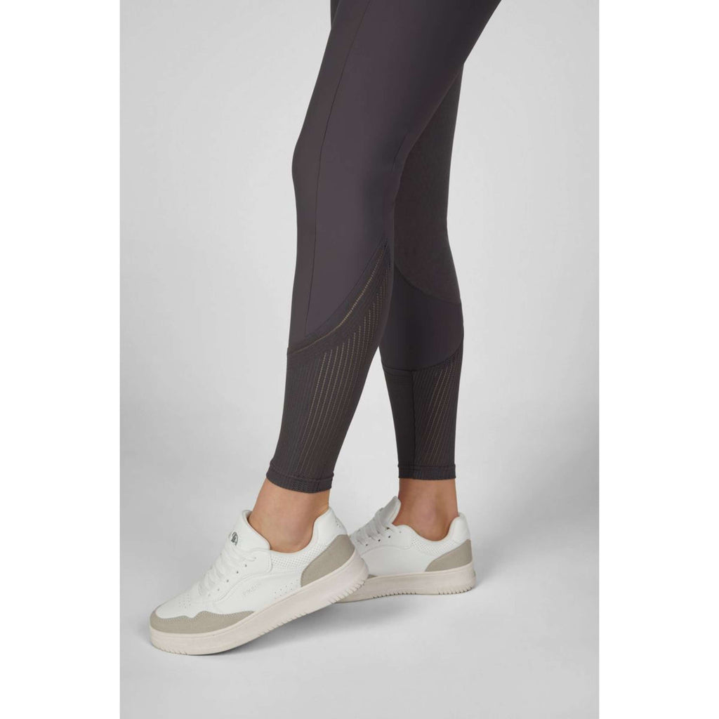 Pikeur Pantalón de Equitación Ceelina GridTexLeather Highwaist Full Grip Basalt Grey