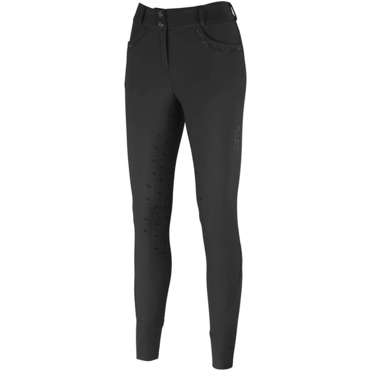 Pikeur Pantalón de Equitación Ceelina SD Full Grip High Waist Winter Negro
