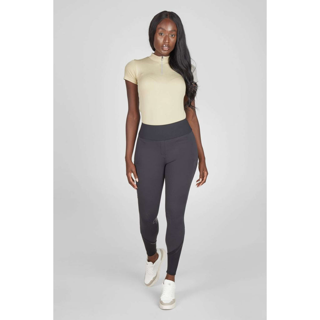 Pikeur Legging de Equitación Yella SD SS26 Full Grip Negro