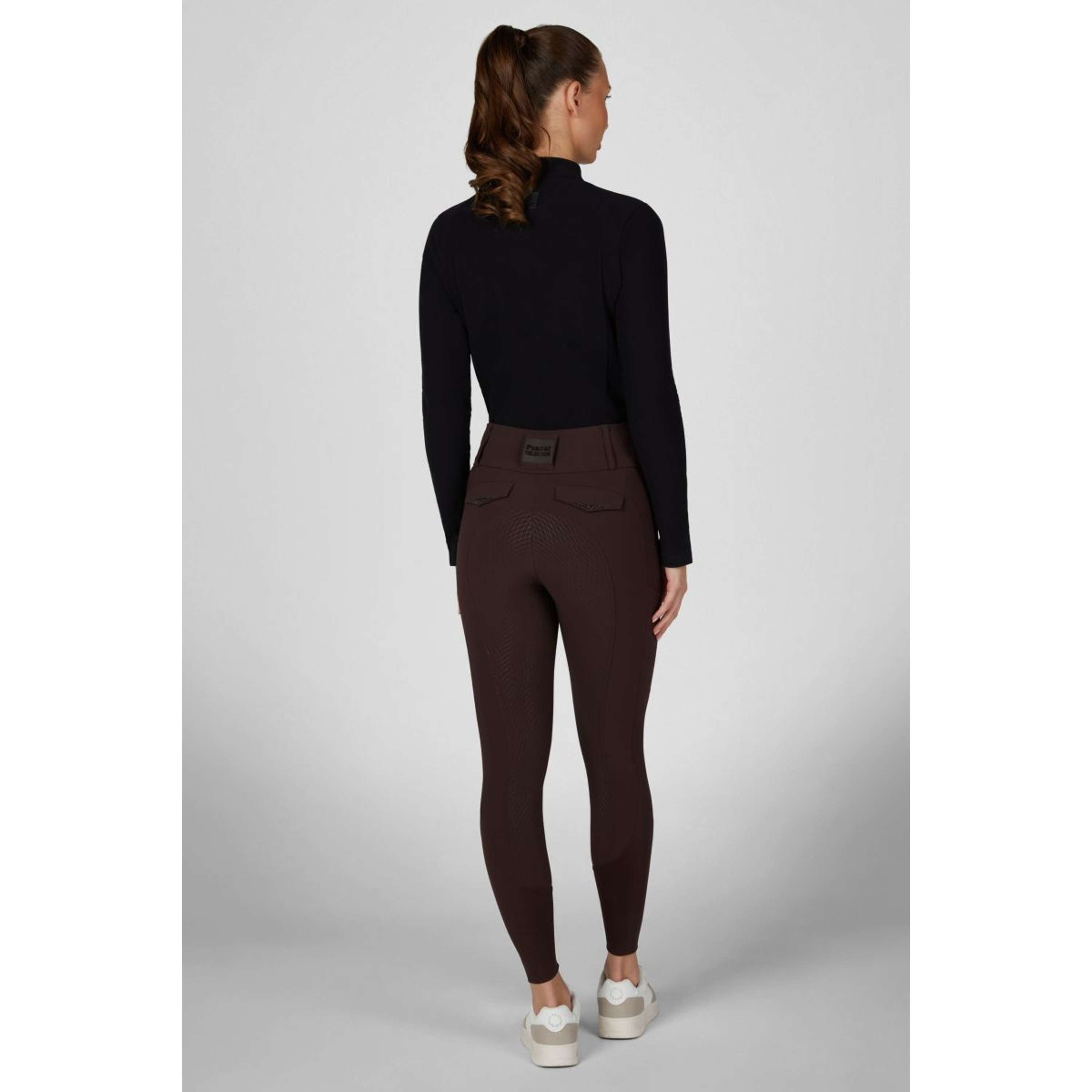 Pikeur Pantalón de Equitación Cantira MatrixGripTec Highwaist Full Grip Marron chocolate