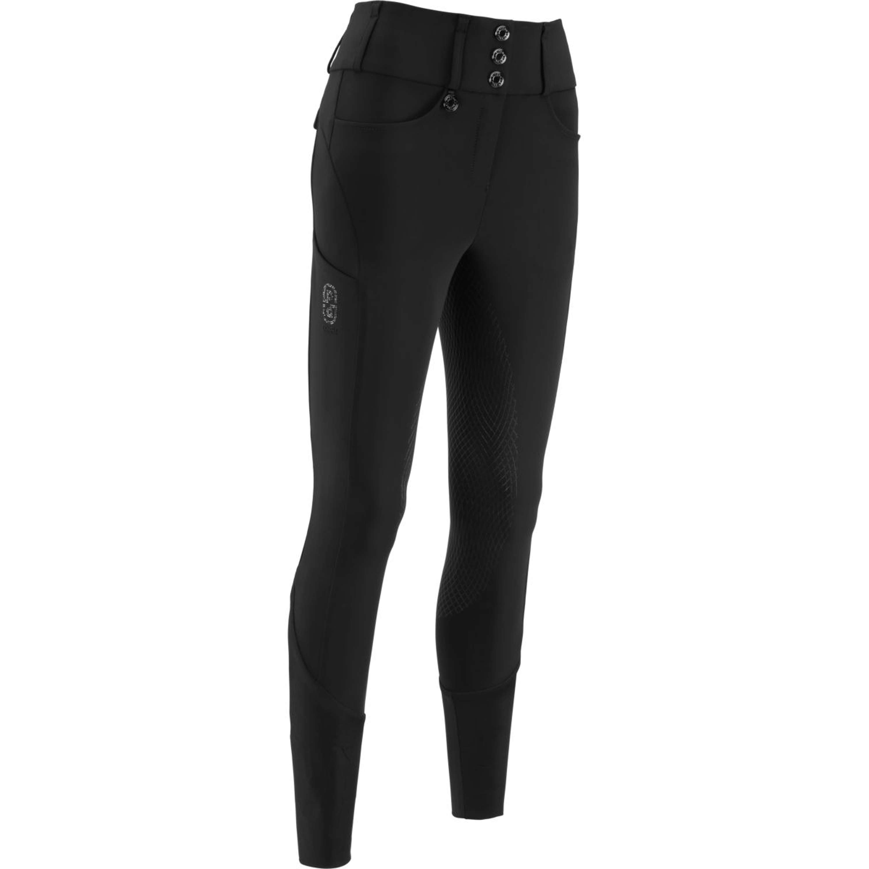 Pikeur Pantalón de Equitación Cantira MatrixGripTec Highwaist Full Grip Negro