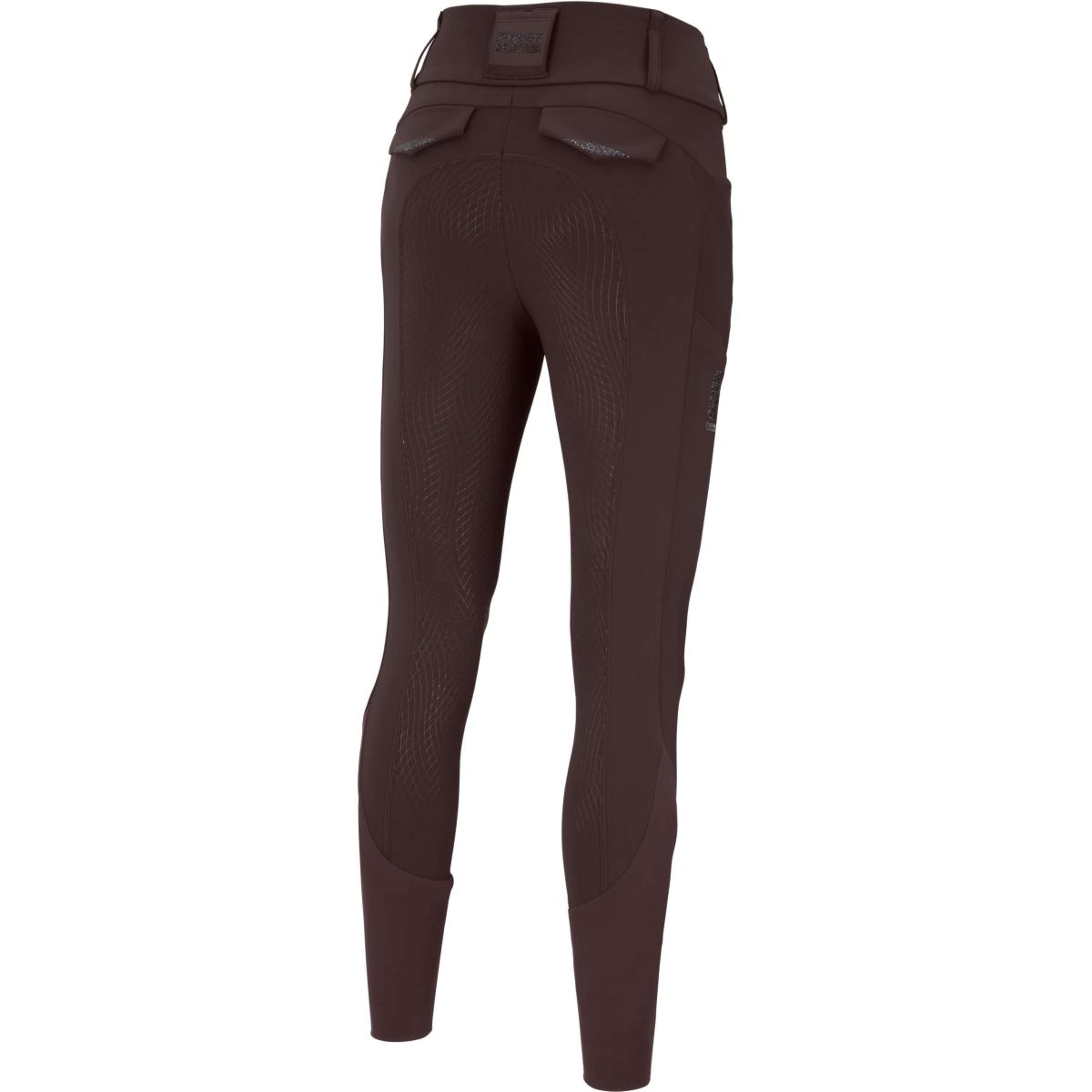 Pikeur Pantalón de Equitación Cantira MatrixGripTec Highwaist Full Grip Marron chocolate