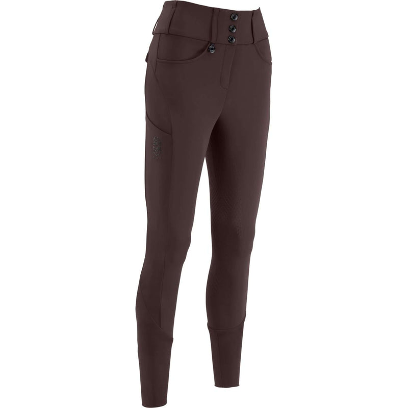 Pikeur Pantalón de Equitación Cantira MatrixGripTec Highwaist Full Grip Marron chocolate