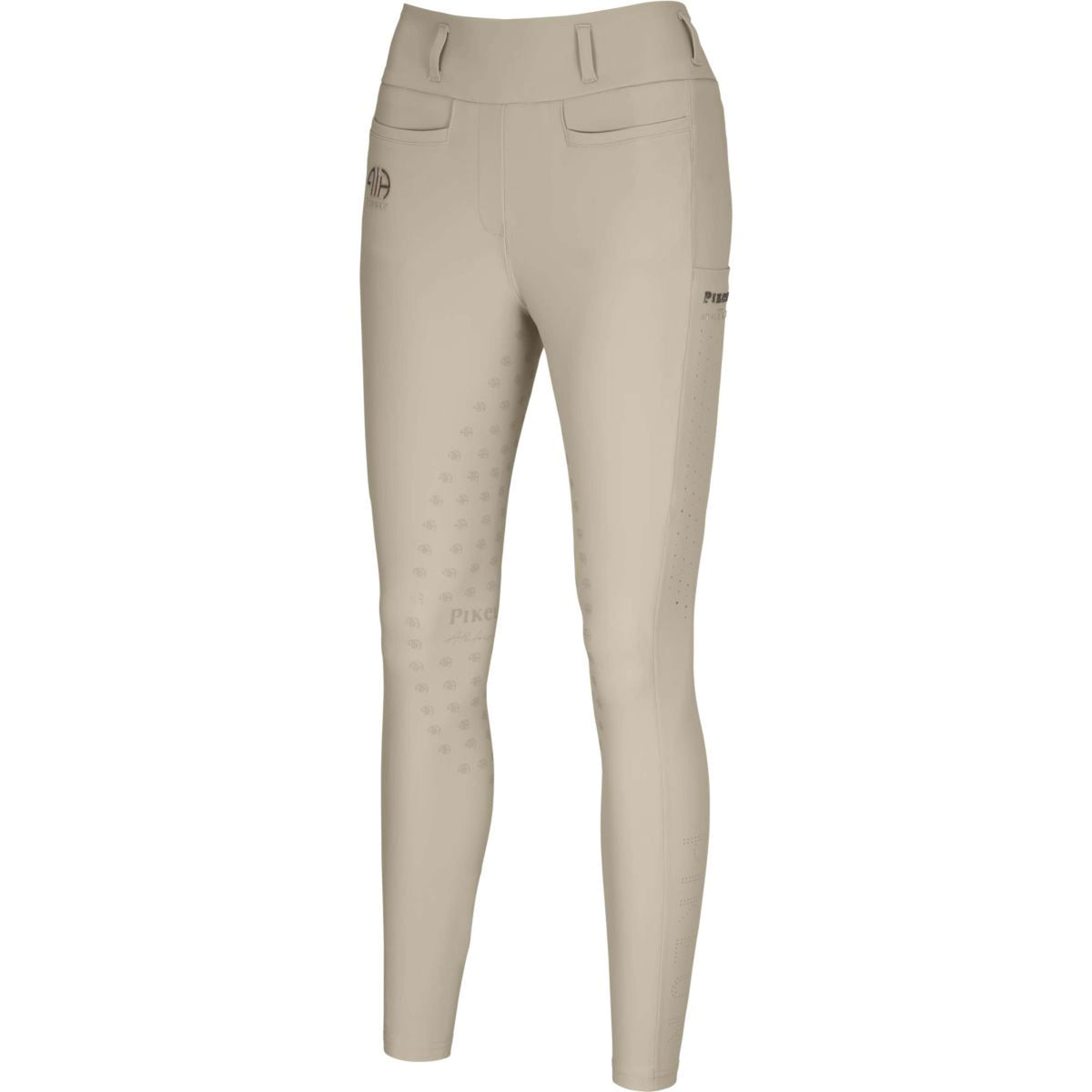 Pikeur Legging de Equitación Linnett Summer SS26 Full Grip Pearl Gray