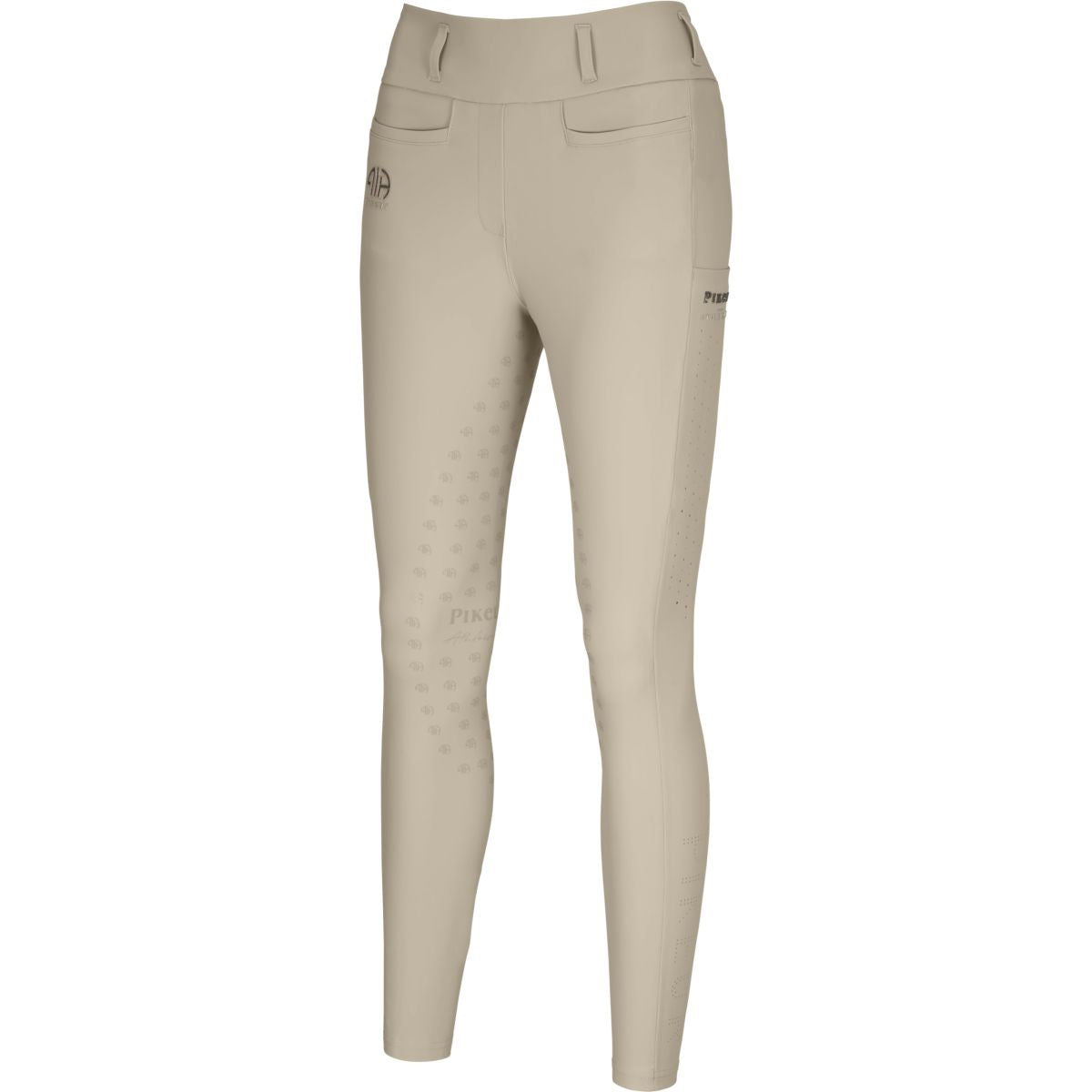 Pikeur Legging de Equitación Linnett Summer SS26 Full Grip Pearl Gray