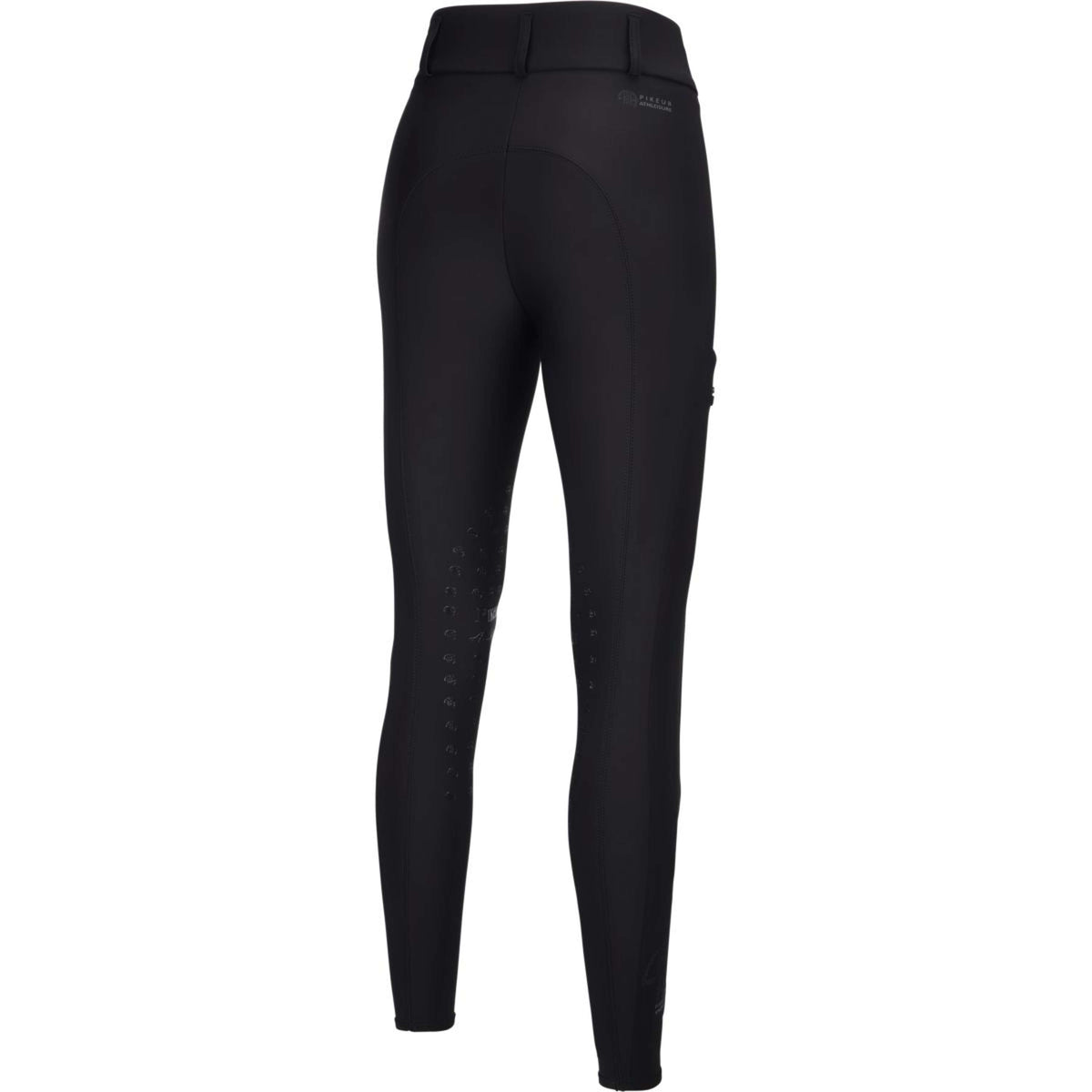 Pikeur Pantalón de Equitación Agarre de Rodilla Negro